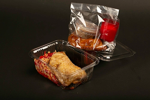 Pulpă de pui cu tocană de ardei copți 200g